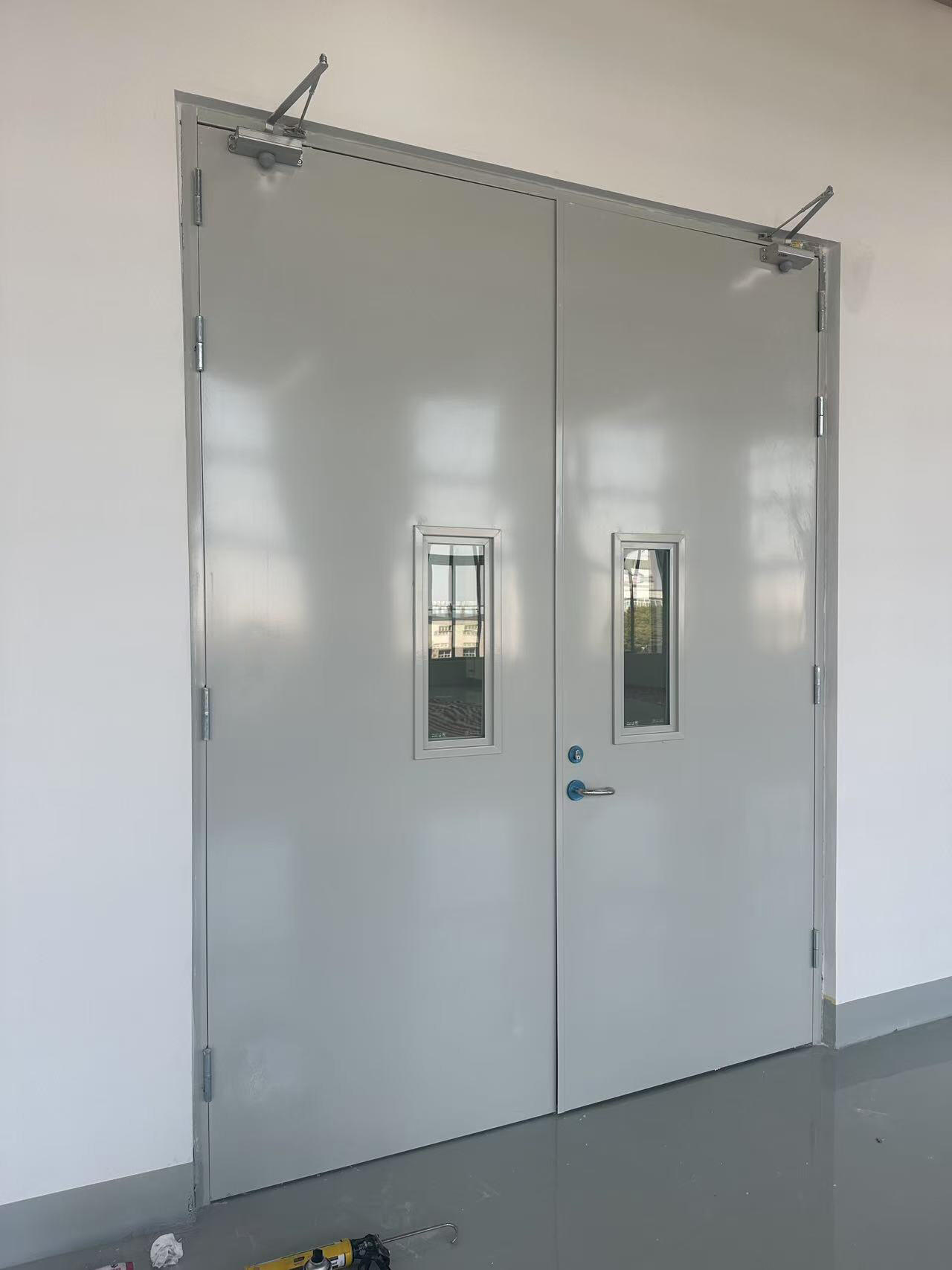 Massive Grade-A Steel Fire Doors with 3Hr Fire Rating Customizable Size for Warehouses &amp; Factories Ultimate Safety Line