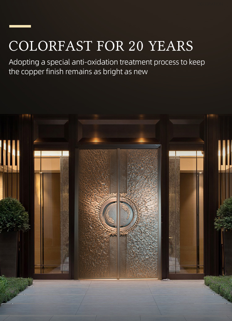 Copper Door Front View