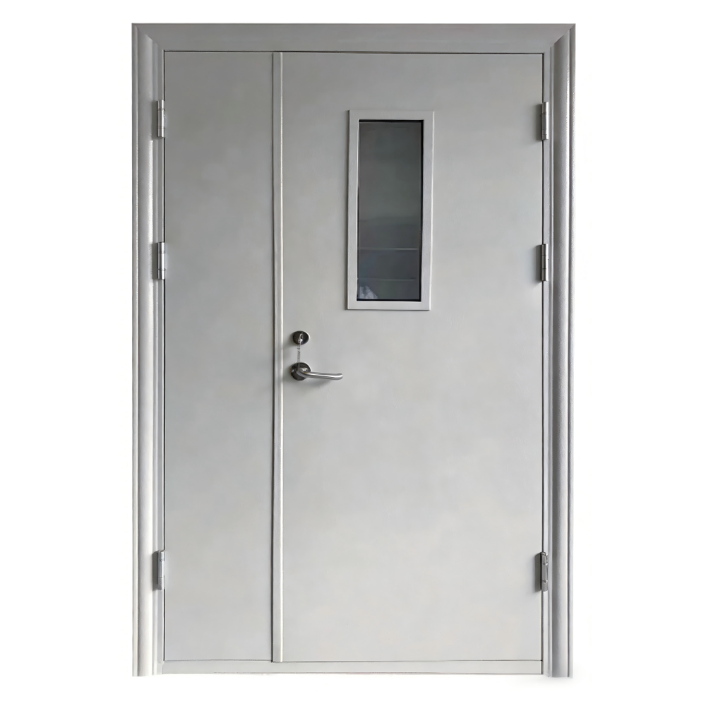 High Performance Single Leaf Fire Proof Security Door for Commercial Use Living Room &amp; Entry-Steel Armored Fire Door