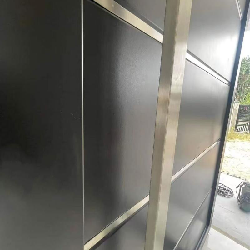 Factory Custom Aluminum Exterior Armored Security Doors Anti Theft Front Entry Door For Home Entry door