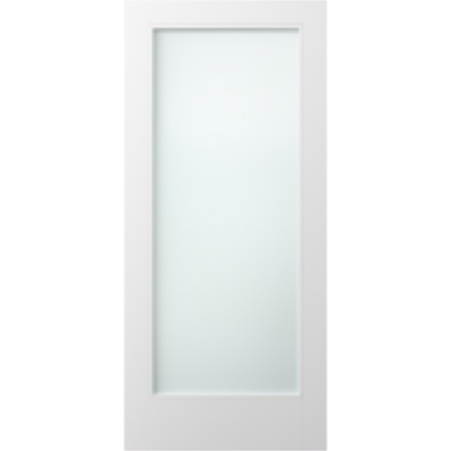 One Single Panel Style Modern Pine &amp; PVC White Primer Eco-Friendly Interior Shaker Door Building Decoration Easy Installation