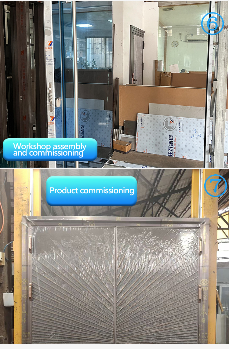 Stainless steel door details 8