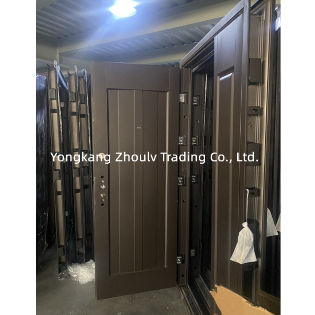 Exterior Steel Garage Doors Fire Rated Bulletproof Armored One and Half Door with 5 Year Warranty