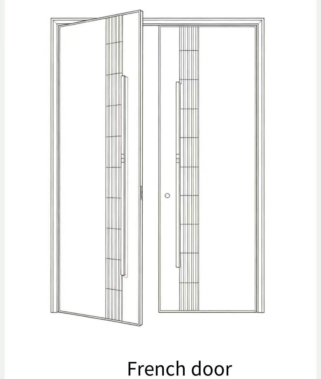 Custom Luxury Bulletproof Blast-Resistant Security Door, Insulated &amp; Soundproof, for Villa, Mansion &amp; Exclusive Clubhouse
