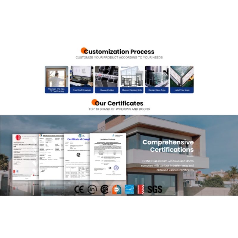 Modern Home Main Entrance Security Entry Front Doors Aluminum Patio Bi-Folding Metallic Aluminum Glass Pivot Door Foldable
