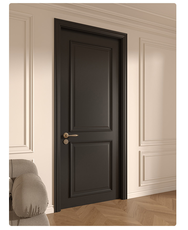 Oak Solid Wood Doors With Soundproof Core, Hinged Prehung Doors For US High-End Residential Developers
