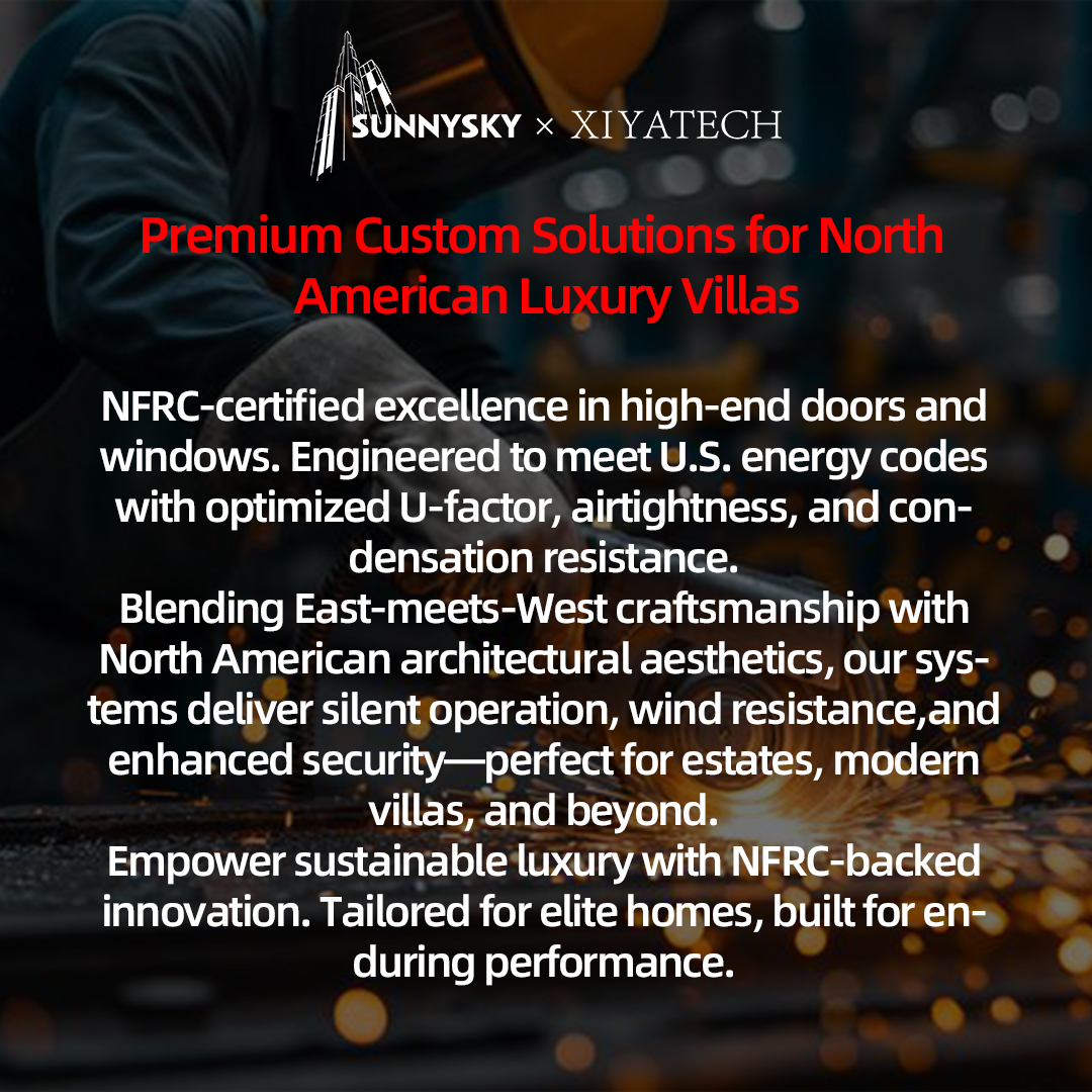XIYATECH Modern Double Wrought Iron Anti-Theft Security Front Door With Tempered Glass