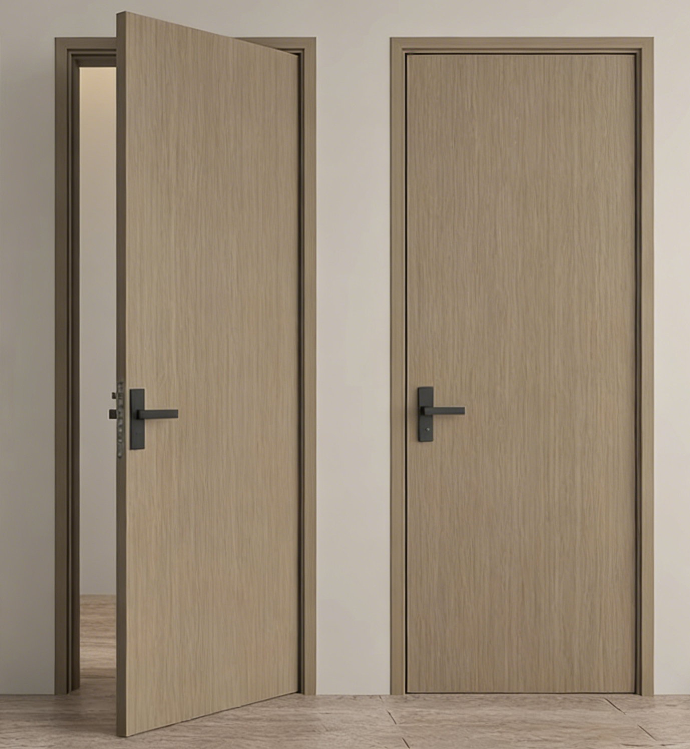 Professional Sound Insulation High Standard Villa Home Theater Interior Door Stainless Steel Wooden Composite Soundproof Doors