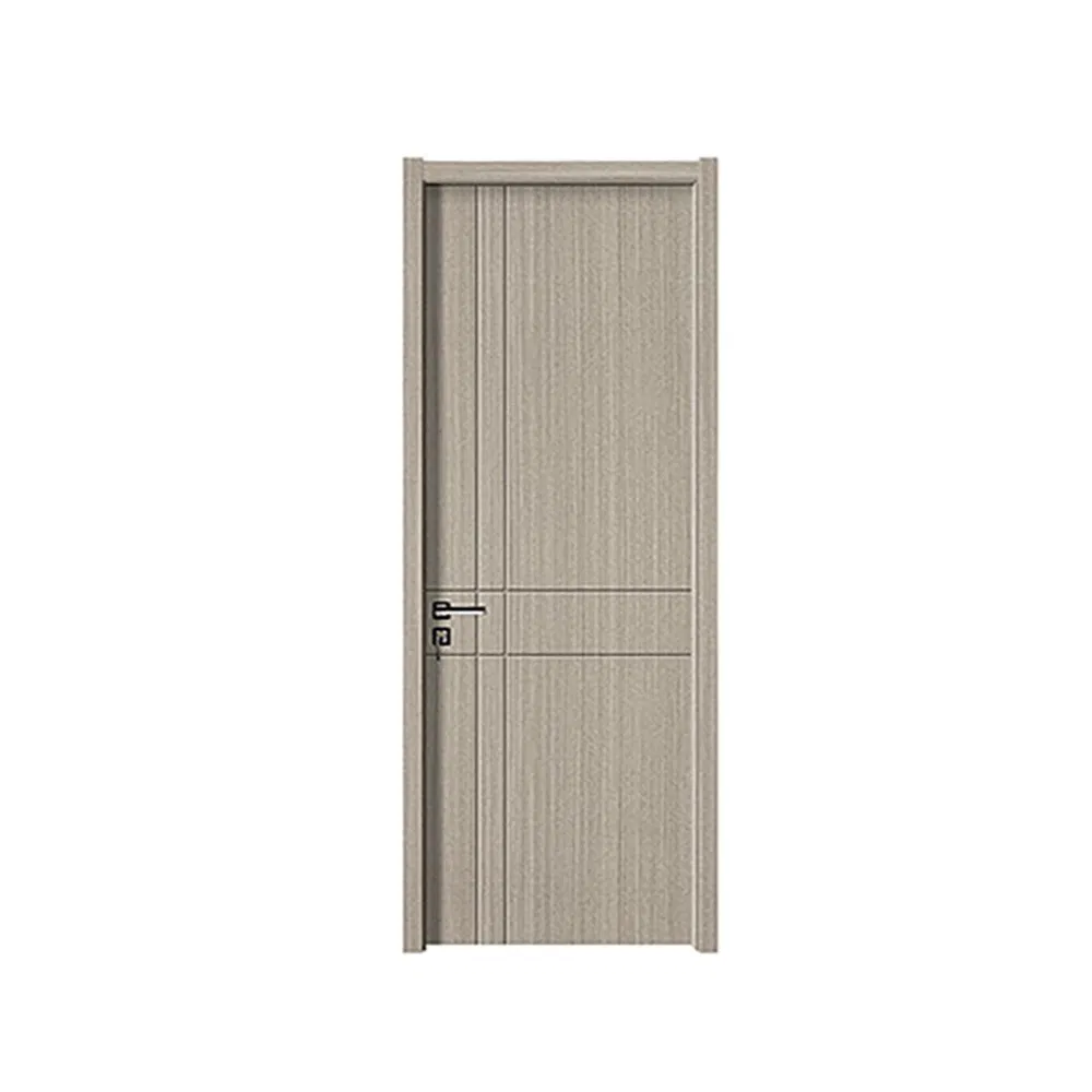 Hotel Using White Color Waterproof Bathroom Toilet Room Doors Modern Design WPC PVC Interior Doors for Sale