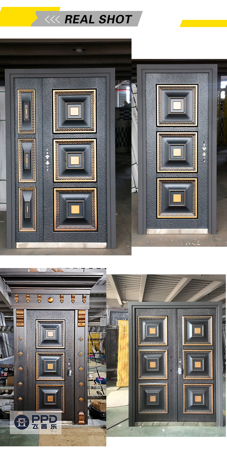 Exquisite Design Multiple Style Superior Standard Bulletproof Zinc Alloy Tank Door