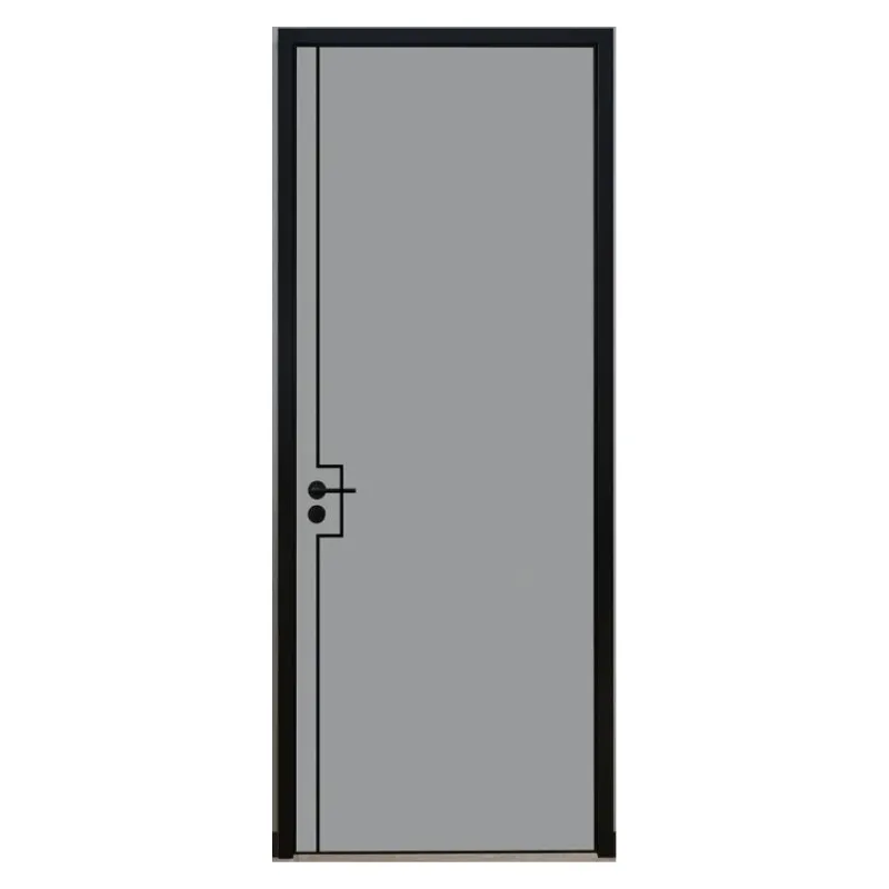 WPC Bathroom Sliding Door - Waterproof, Fireproof, ISO9001 Certified Factory Direct