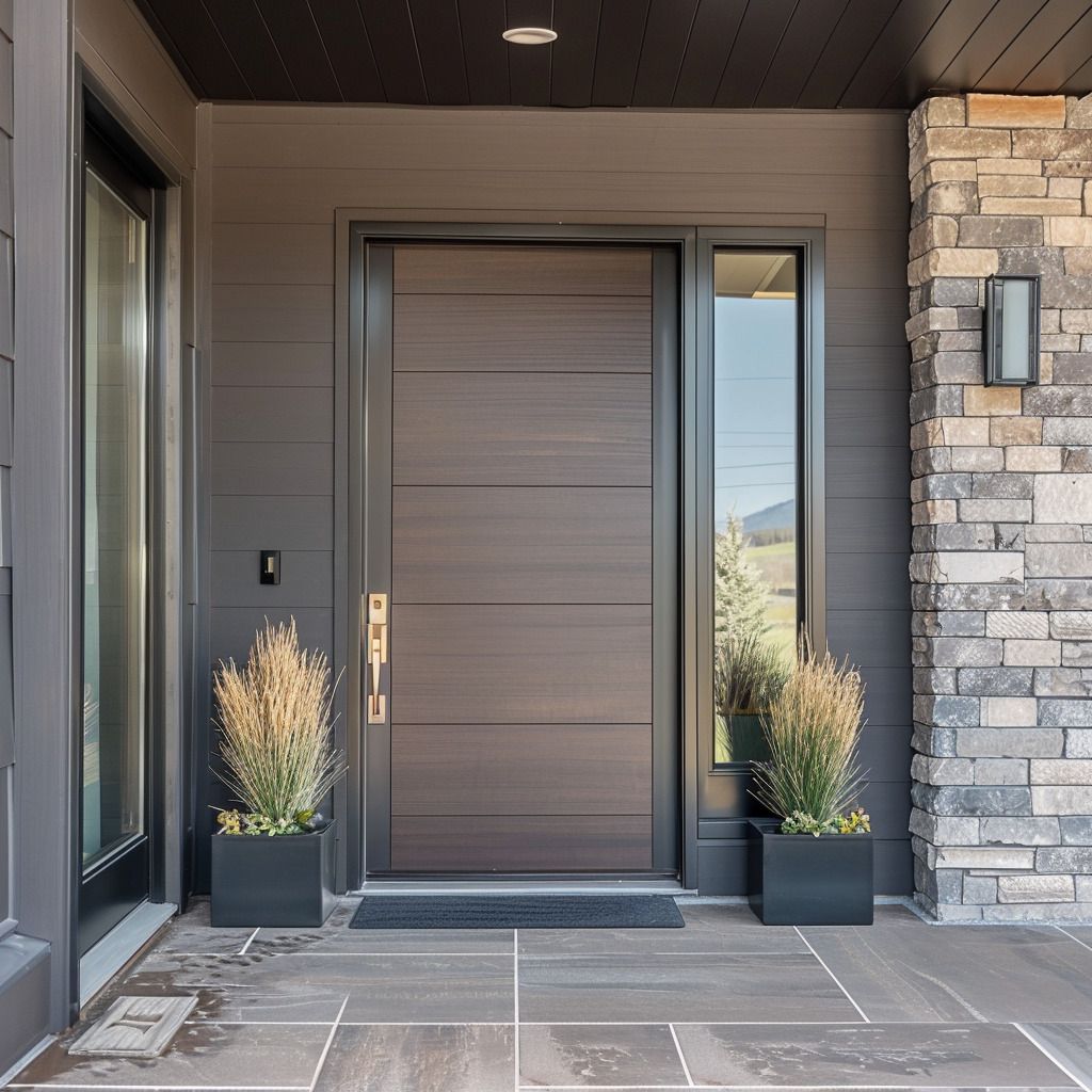 Alufront Heavy Duty Armored Door AS2047 Anti-theft Fireproof Soundproof for Luxury Homes and Apartments