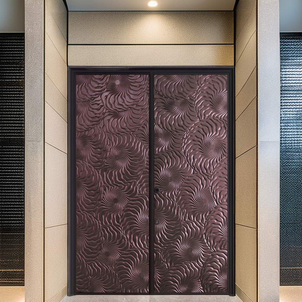 Villa Modern LuxuryAnti-Theft Security Entrance Door with Finished Surface