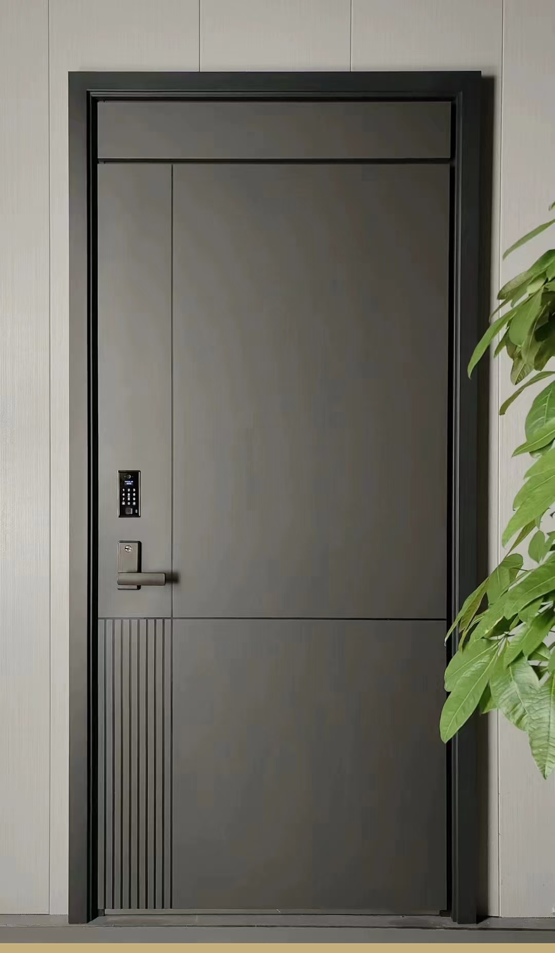 Customizable Good Quality Modern Design Galvanized Steel Armored Security Door Front Entry Fireproof for Villas