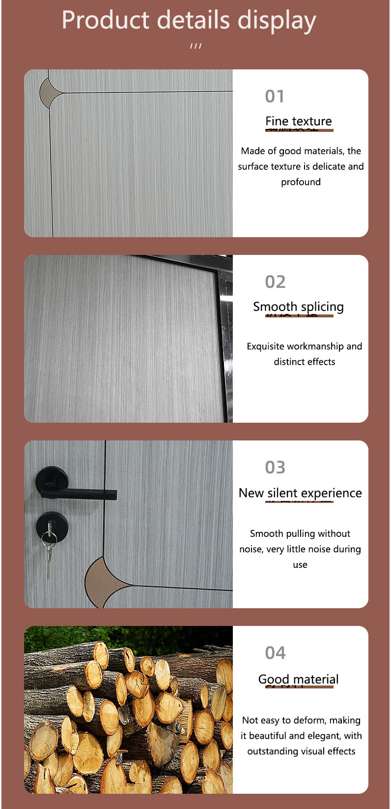 Interior Solid Wood Door Style 4