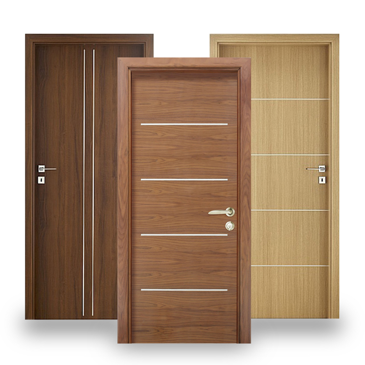 China Foshan Provider Design Bathroom Water Proofing Composite Plastic Wooden WPC Door