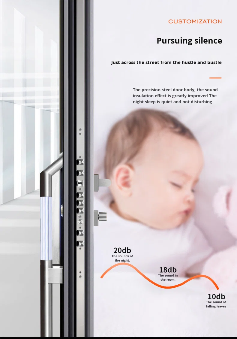 Anti-Theft Entry Door Grade Double Security Door