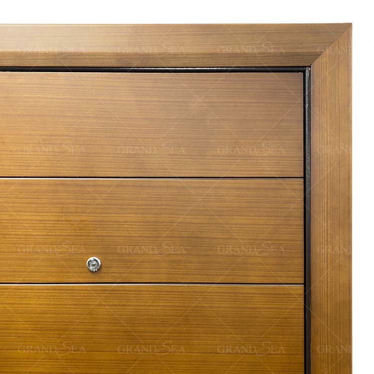 Entry Door Design Fireproof Steel Armored Double Door