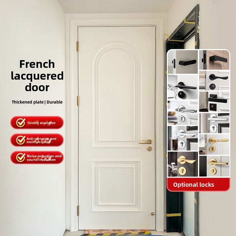 Interior Wooden Doors Featuring a Silent and Soundproof Integrated Design.