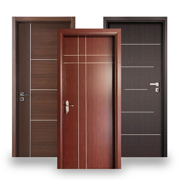 China Foshan Provider Design Bathroom Water Proofing Composite Plastic Wooden WPC Door