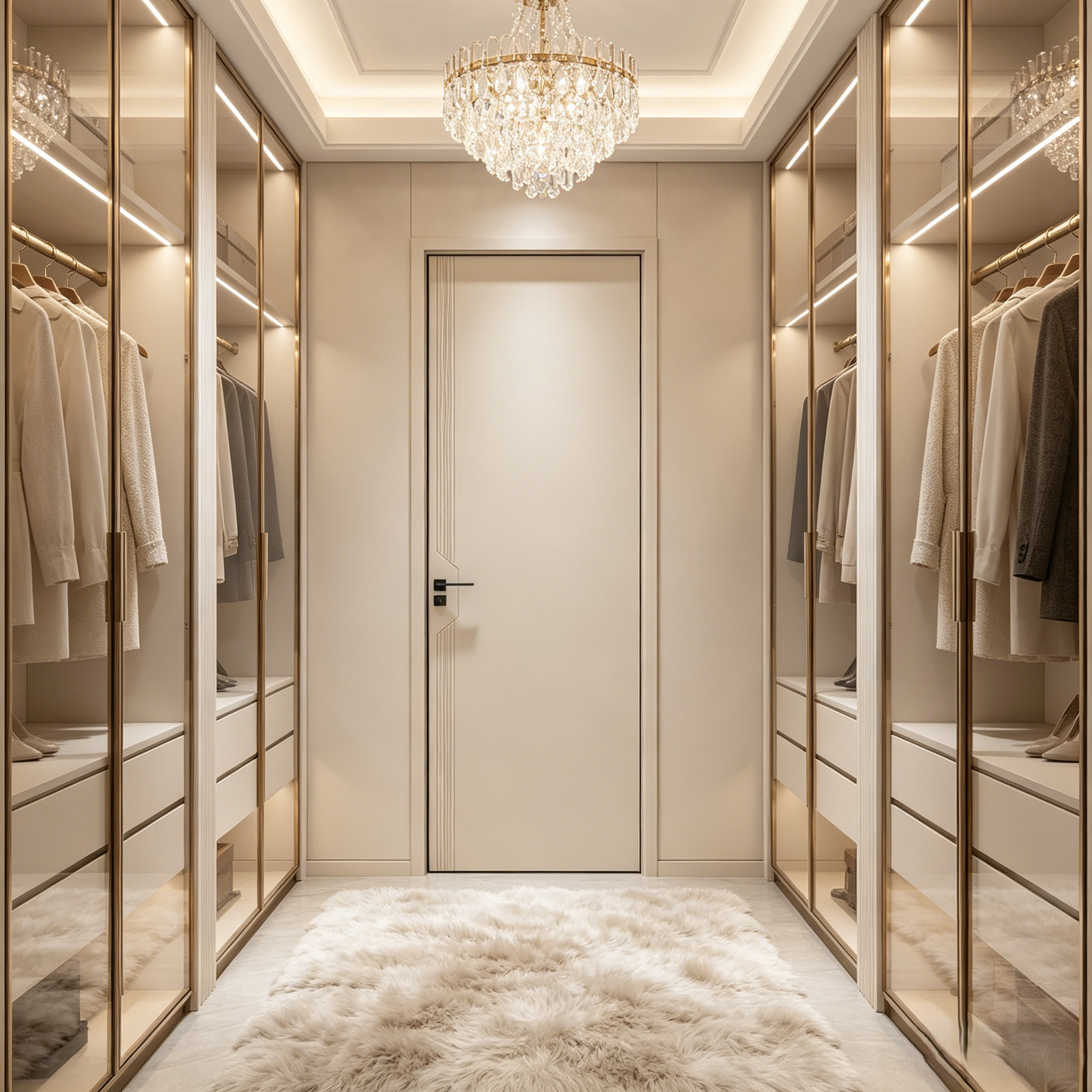 Minimalist Flat Wooden Door Factory Made Modern Interior Swing Door For Bedroom Hotel &amp; Homestay Projects