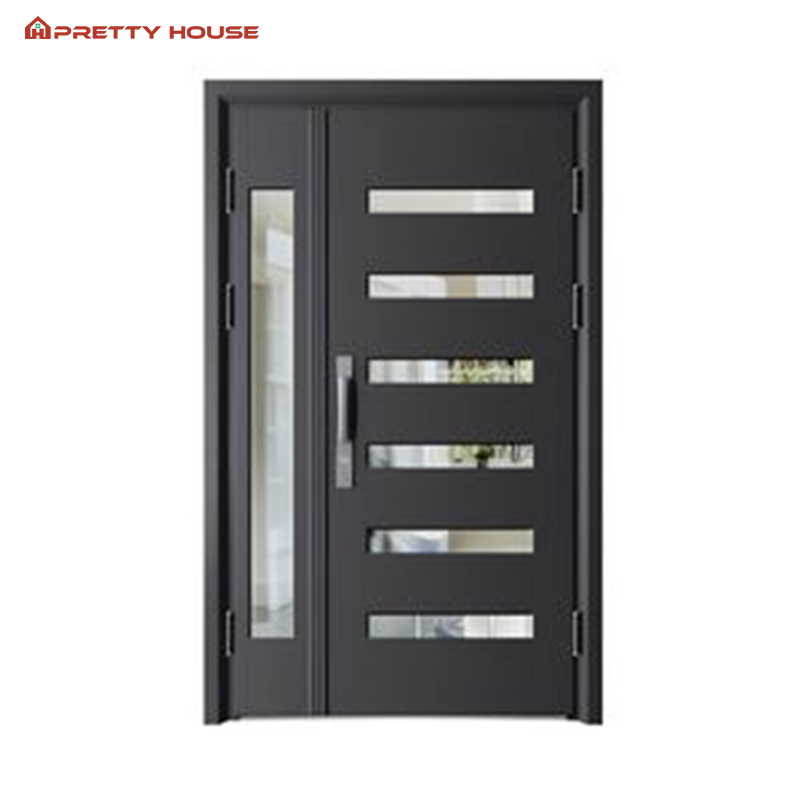 Residential Classic Durable Insulation Indoor Wear Resistant Eco-Friendly Sound Proof WPC Slab Insect Prevent Interior Wood Door