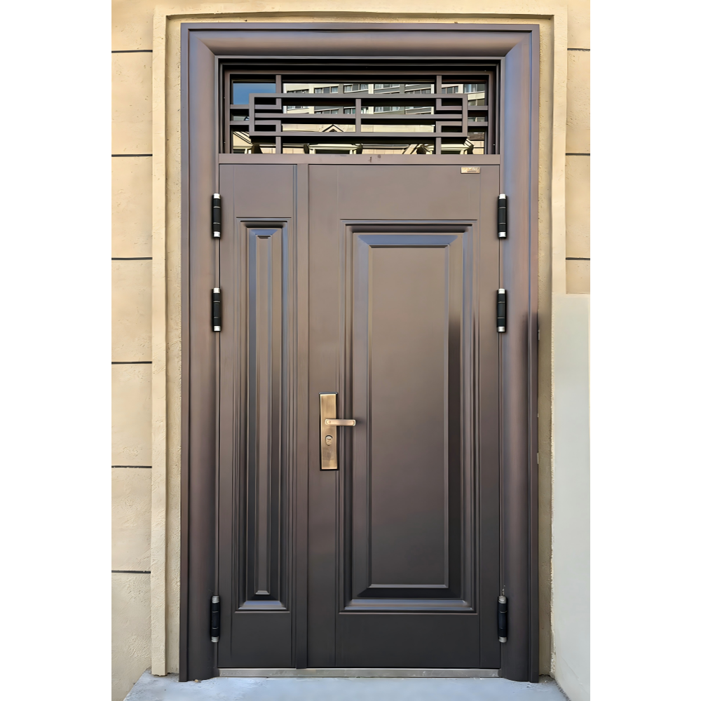 High-End Residential Armored Security Door Soundproof Anti-Theft Exterior Armored Door for Apartment &amp; Villa Project