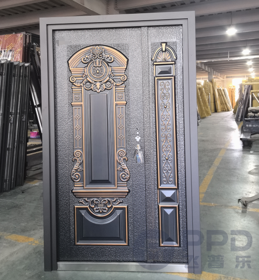 Hot Selling Zinc Alloy Tank Door Front and Back with Same Luxury Design Bulletproof Cast Design for Villa and House Entry