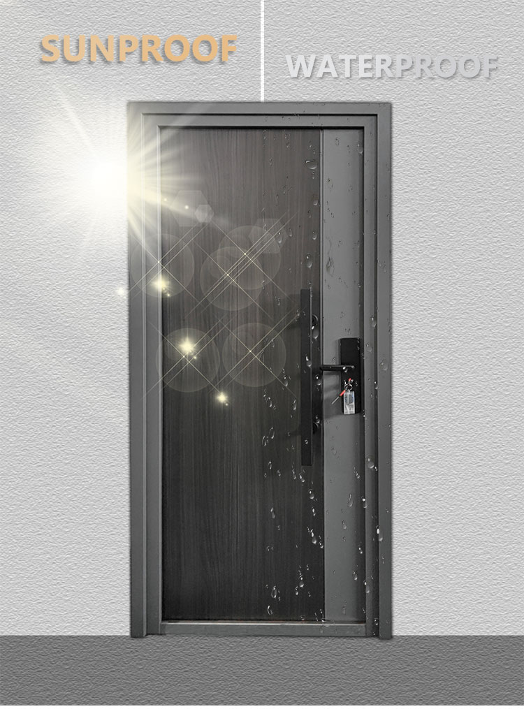PPD Zinc Alloy Luxury Exterior Entrance Tank Door 3D Facade Heavy Duty Security Door for Apartment and Vila