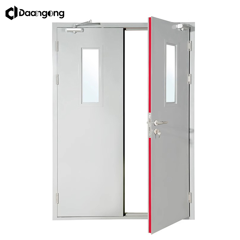 Armored Doors Fire Rated FD120 Steel With Intumescent Seals for Apartment Building