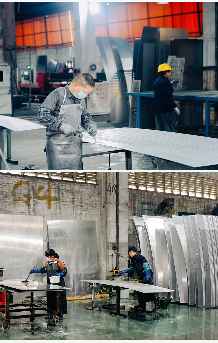 Stainless steel door style 9