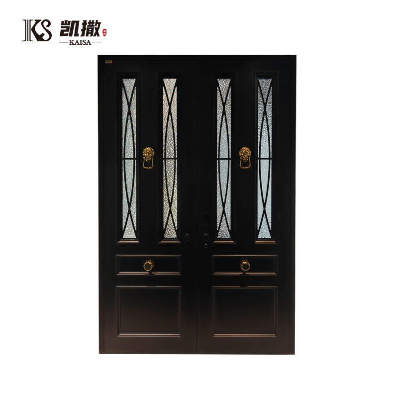 High Performance Thermal Break Aluminum Armored Entry Door Cold Resistant, Soundproof | Custom Size Door for Villa