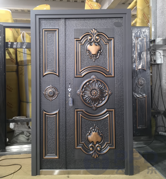 Hot Selling Zinc Alloy Tank Door Front and Back with Same Luxury Design Bulletproof Cast Design for Villa and House Entry