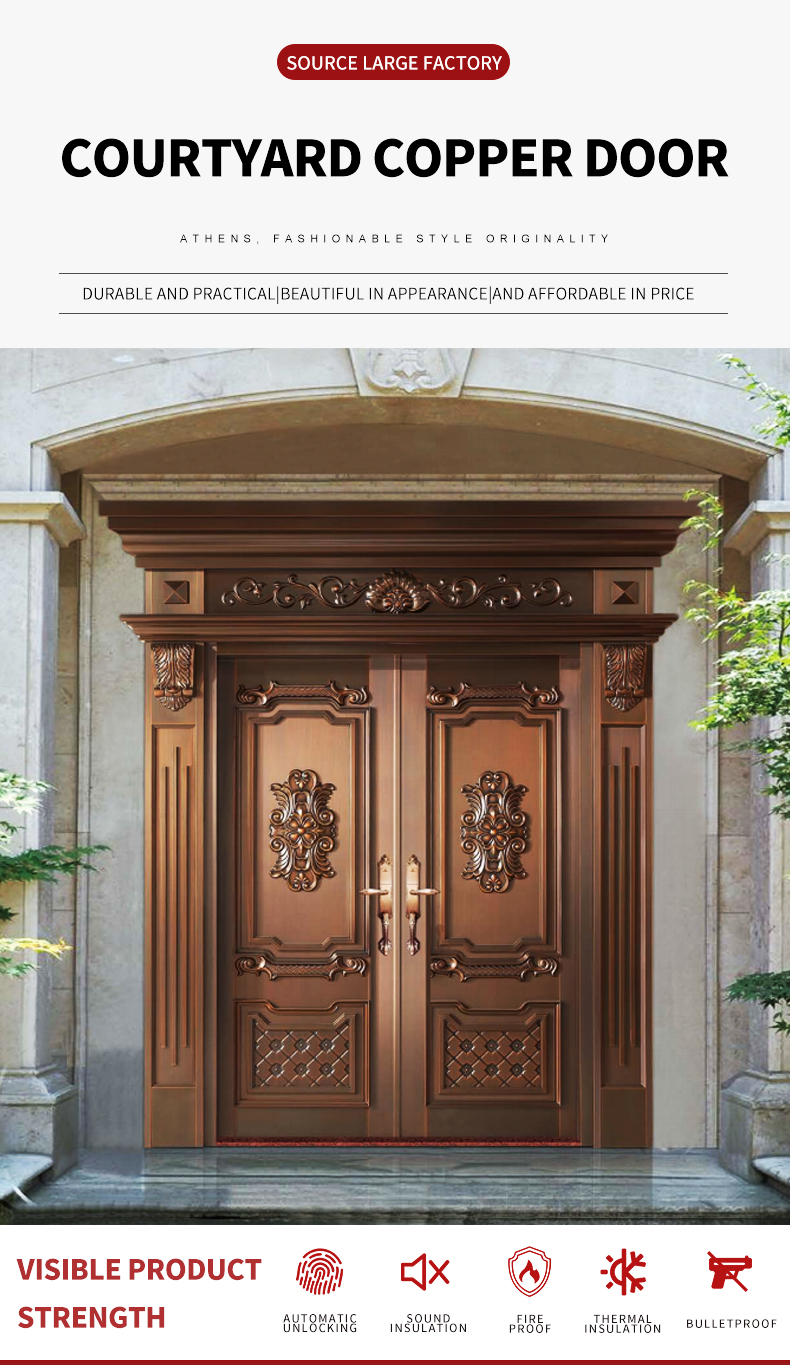 Metal/Copper Door Design 1