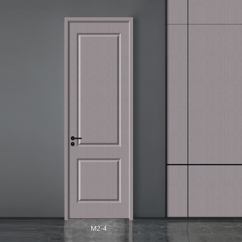 BALOM Customized Modern Wood Plastic Composite Waterproof Wpc Door Melamine Veneer Door PVC Interior Doors