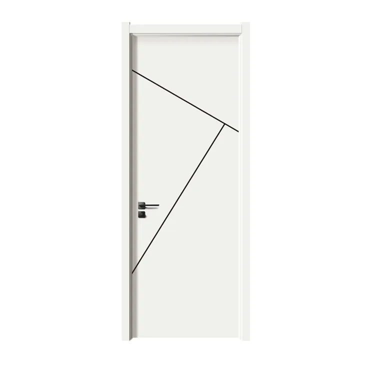 Waterproof Flame Retardant Interior WPC Bathroom Door Option 1