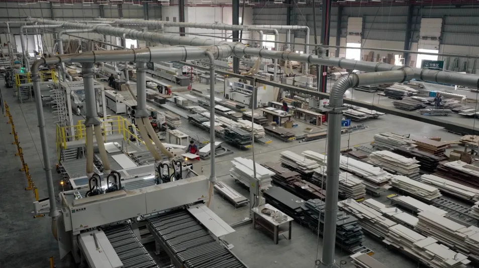 Production line partition processing