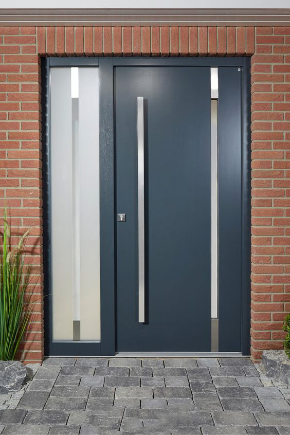 Escape Eco-Friendly Modern Armored Steel Fire-Rated Anti-Theft Exterior Door Manual 1 Year Warranty