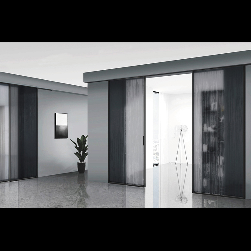 Xin Dafu Xdf330 Modern Aluminum Alloy Revolving Door with Tempered Glass Anti-impact Rated Sound Insulation Off-axis Pivot Door