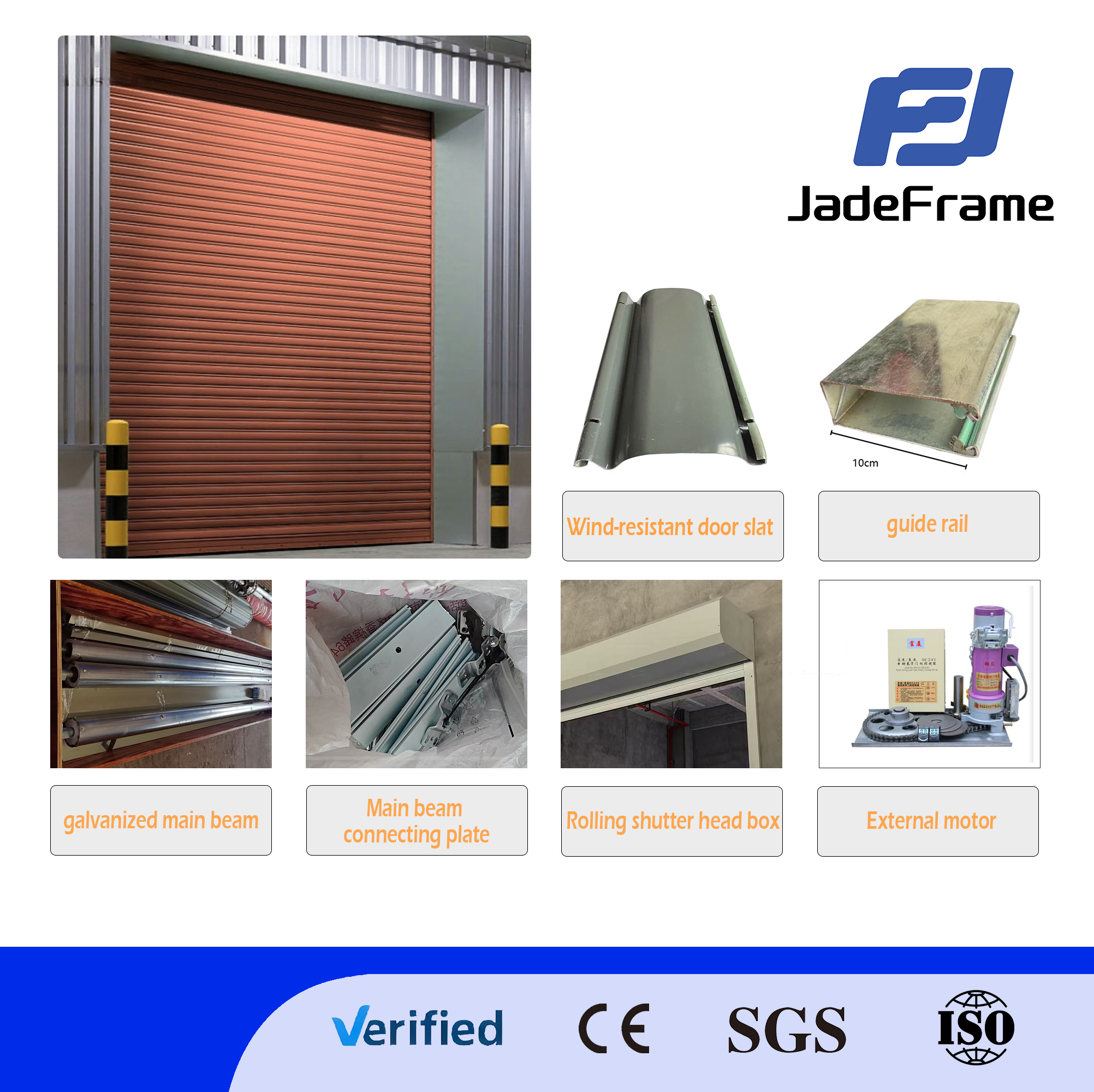 Luxury Exterior Steel Security Door For Villa Entrance With Smart Lock System
