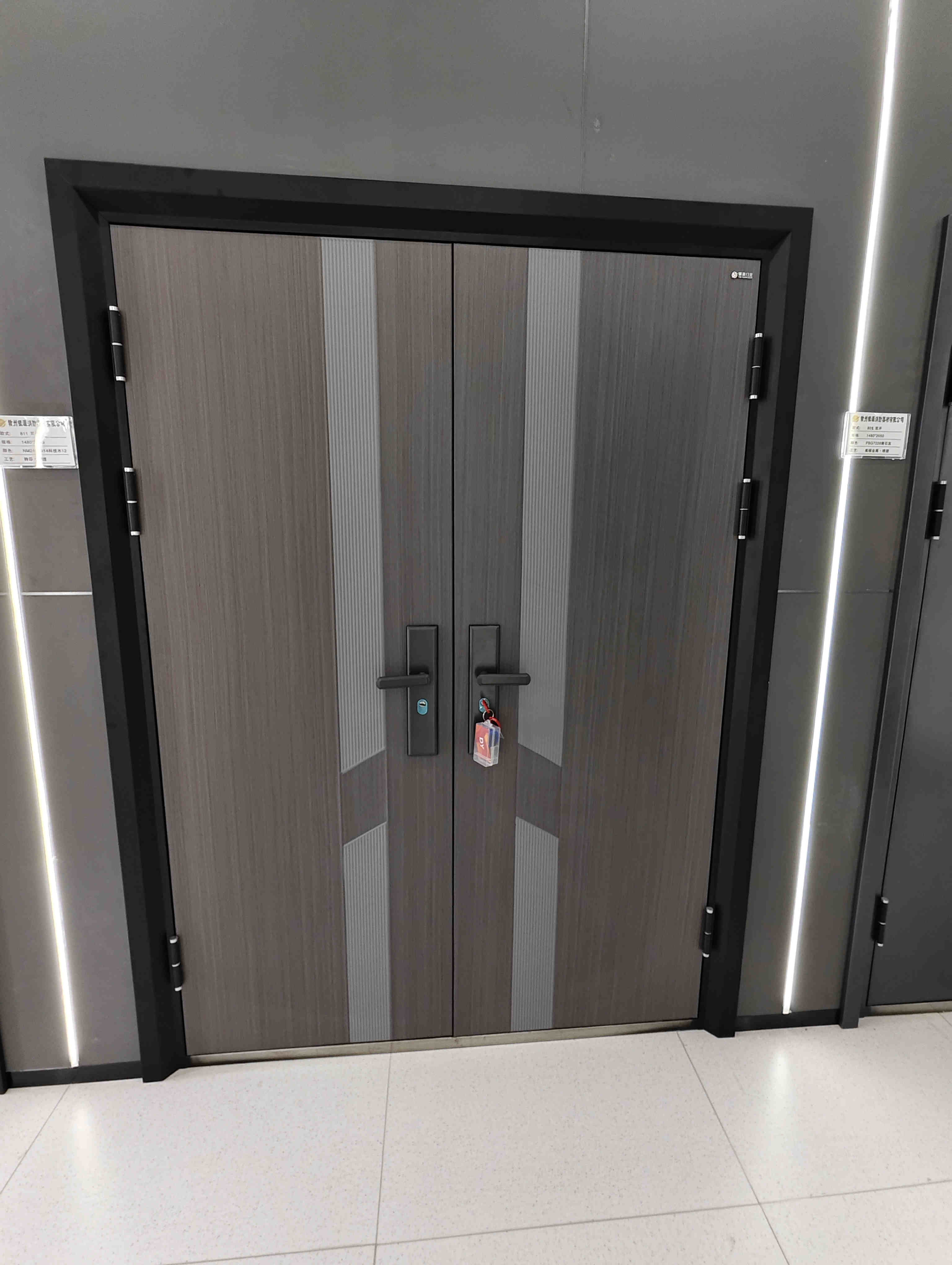 Fire Door Hinge and Hardware Detail 2