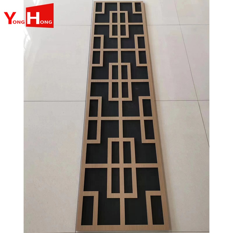 Best Price White PVC Coating Acoustic Wood Wall Panels For Office And Studio