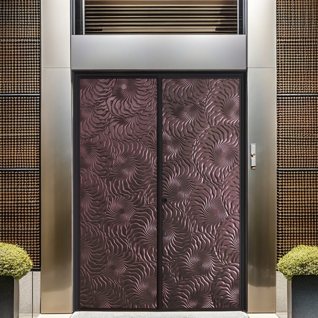 Villa Modern LuxuryAnti-Theft Security Entrance Door with Finished Surface