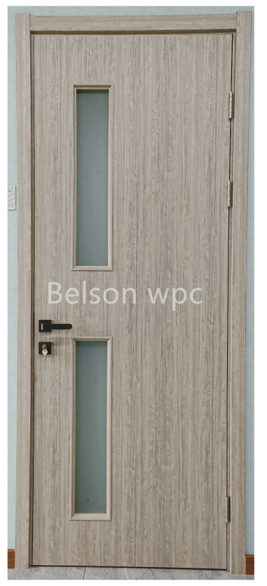 BES Modern Design White PVC Melamine WPC Abs Door Waterproof Internal Finish for Apartments Wood Veneer Primer Door for Sale