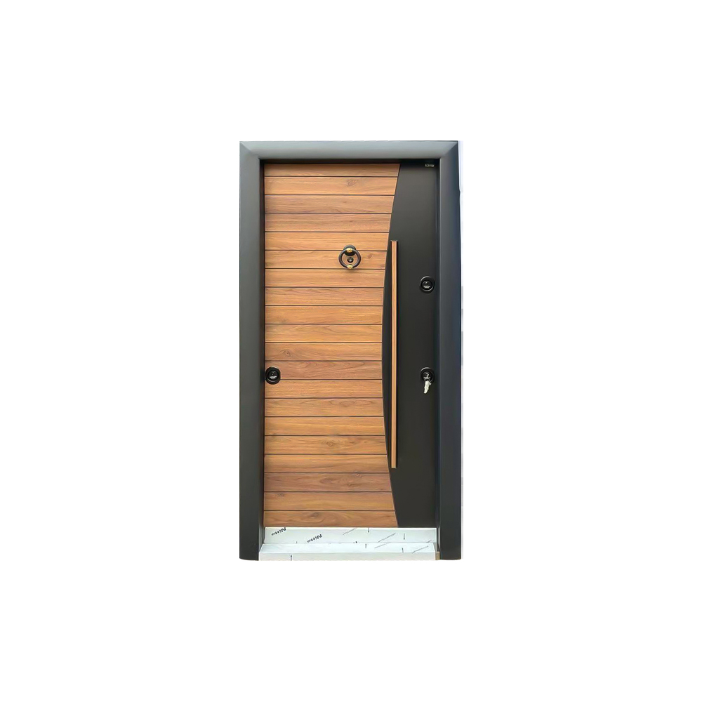 Factory Main Entrance Commercial Modern Bulletproof Armored Steel Waterproof Security Entry Door Finished Outdoor SUFO Brand