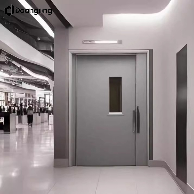 Armored Doors Fire Rated FD120 Steel With Intumescent Seals for Apartment Building
