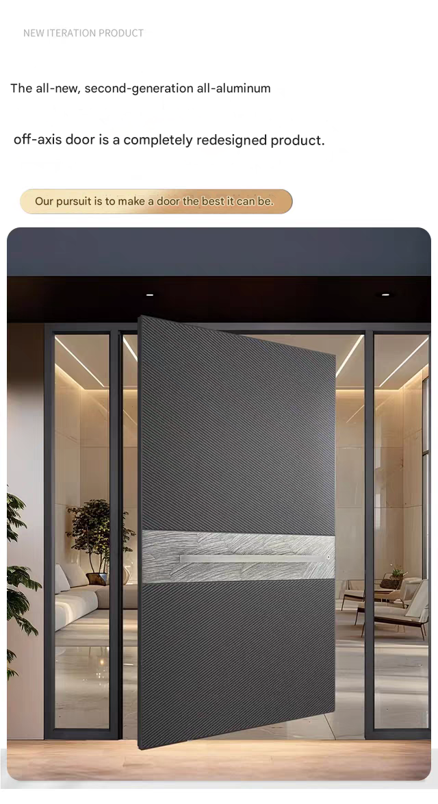 OEM/ODM Aluminum Waterproof Fireproof Anti Theft Villa Exterior Large Security Door Armored Doors for Houses