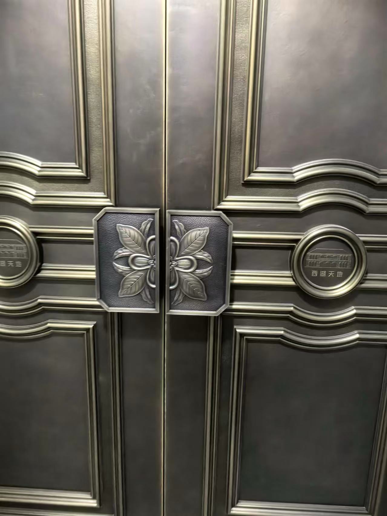 Special Offer Shockproof Copper Bulletproof Door Security Front Entry Doors Building Entrance Door