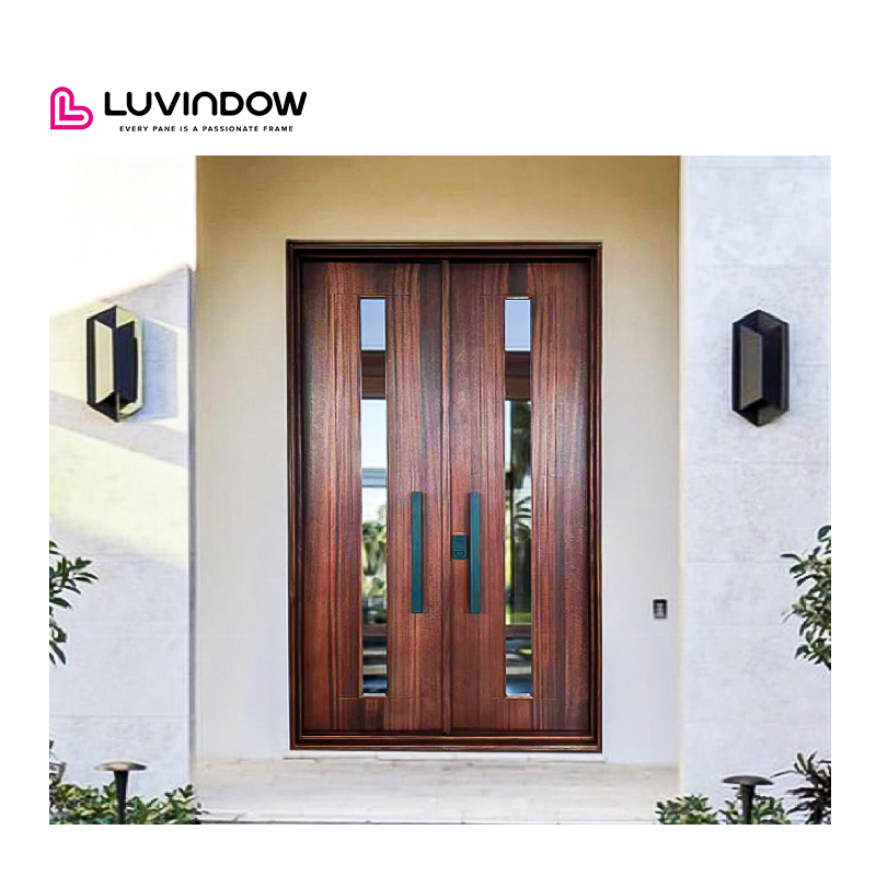 Soundproof Acoustic Insulation Solid Wood Door for Premium Suburban Family Home