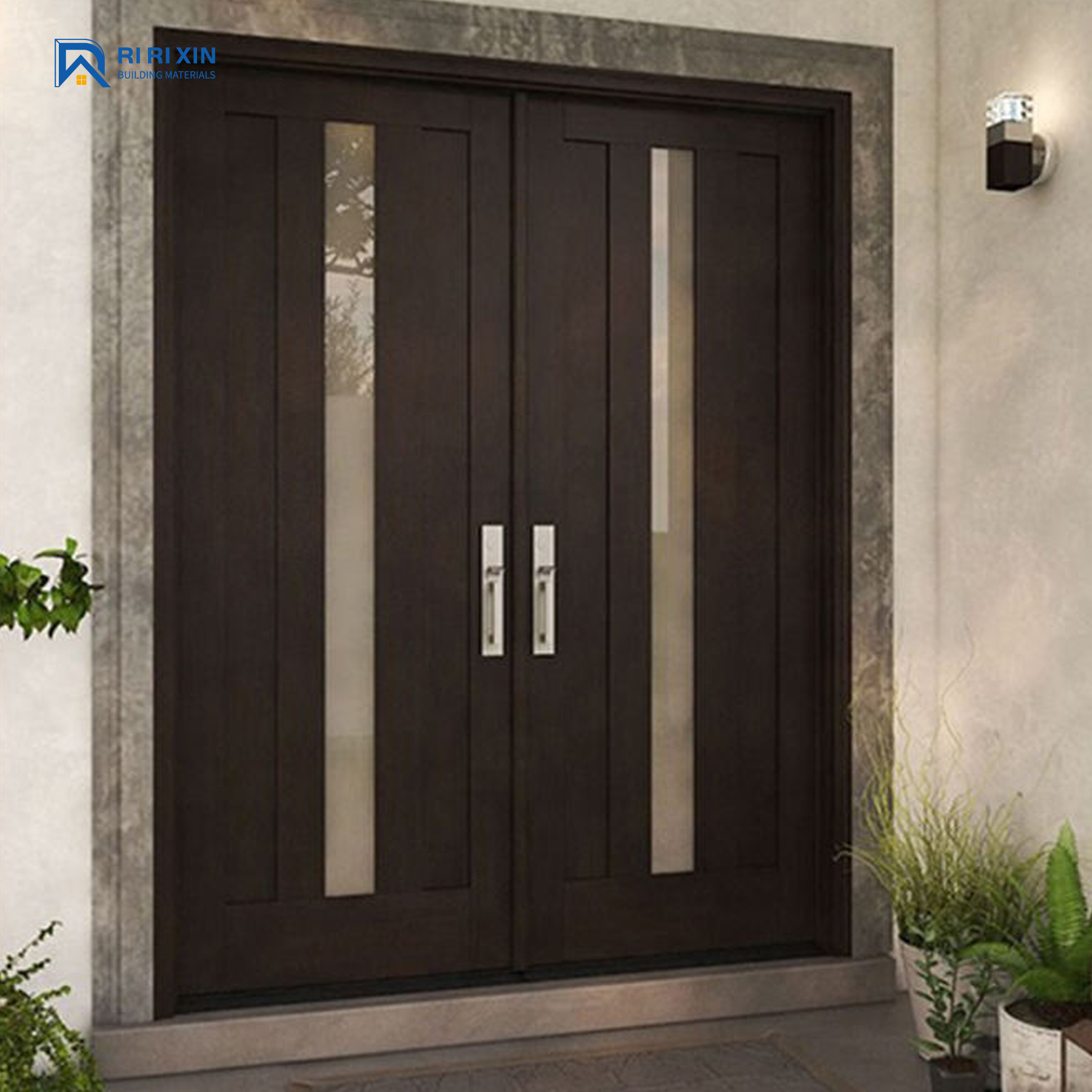 Last Design Luxury Stainless Steel Security Door Entrance Main Modern Exterior Pivot Door Glass Pivot Front Entry Door for House